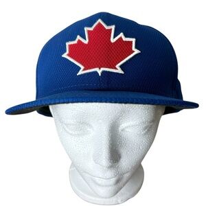 NEW ERA 59FIFTY Toronto Blue Jays Maple Leaf Authentic Collection Ball Cap Sz 8
